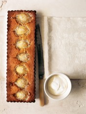 pear and almond tart