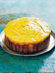 pineapple and ginger upside-down cake