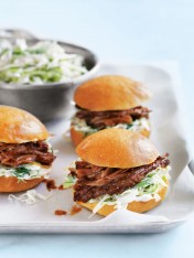 pineapple and chipotle pulled pork sliders