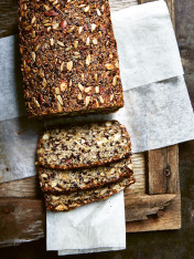 quinoa seed and nut bread