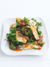 crimson quinoa, kale and haloumi salad  Lobster Salad With Tarragon Dressing red quiona kale and haloumi salad