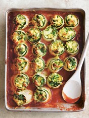 ricotta and zucchini cannelloni