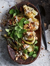 roasted cauliflower and fennel salad with preserved lemon and almond dressing  Chilli And Lime Fish Cakes With Cucumber Salad roasted cauliflower and fennel salad with preserved lemon and almond dressing
