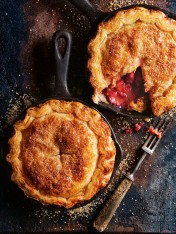 rhubarb and ginger pies