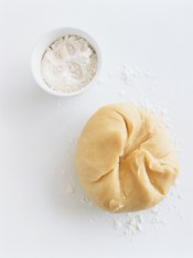 traditional shortcrust pastry  Crispy Polenta-Lined Bocconcini shortcrust pastry