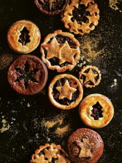 sour cherry, ginger and chocolate mince pies
