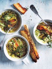 split pea and fennel soup