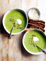 super-quick super-green soup