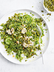 super-green broccoli tabouli