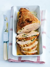 turkey breast with orange and tarragon butter
