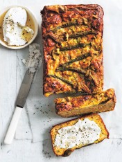 zucchini, dill and sweet potato loaf