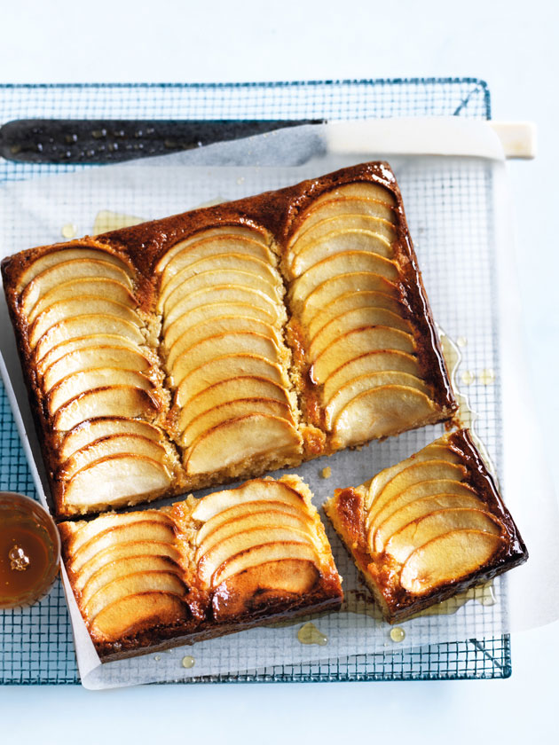 Apple & Ginger Upside Down Cake - Izy Hossack - Top With Cinnamon