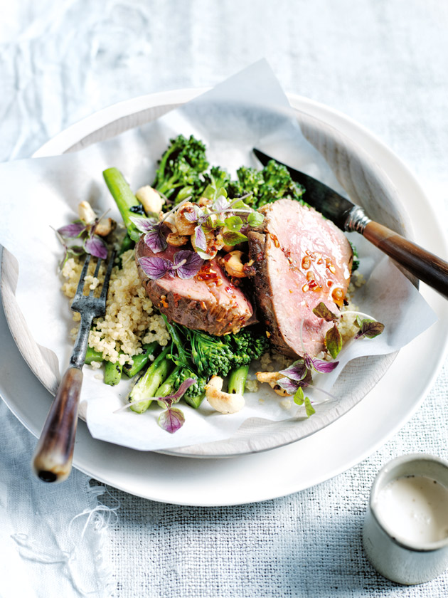 Beef Broccolini And Quinoa Salad | Donna Hay