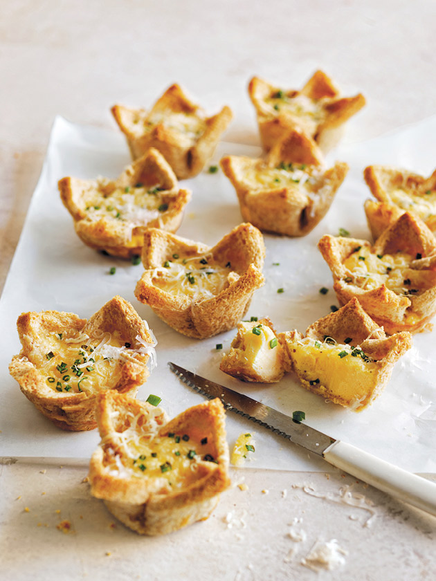 bread cup quiches