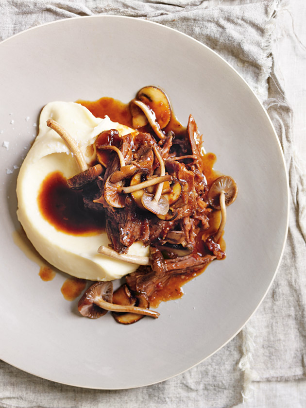 Brisket Ragu With Mushrooms And Parmesan Mash | Donna Hay