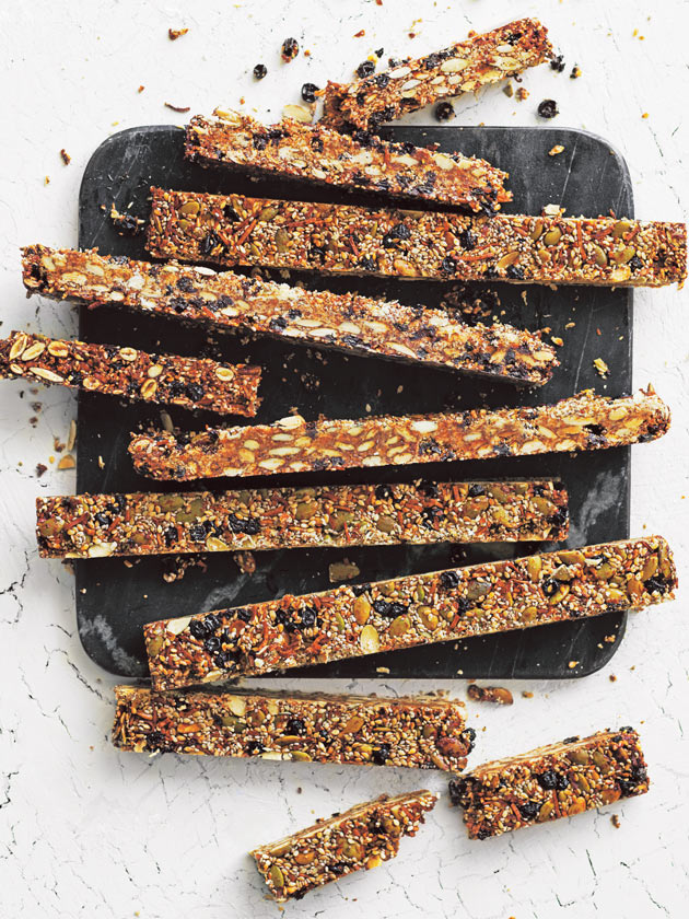 Coconut Oat And Chia Muesli Bars