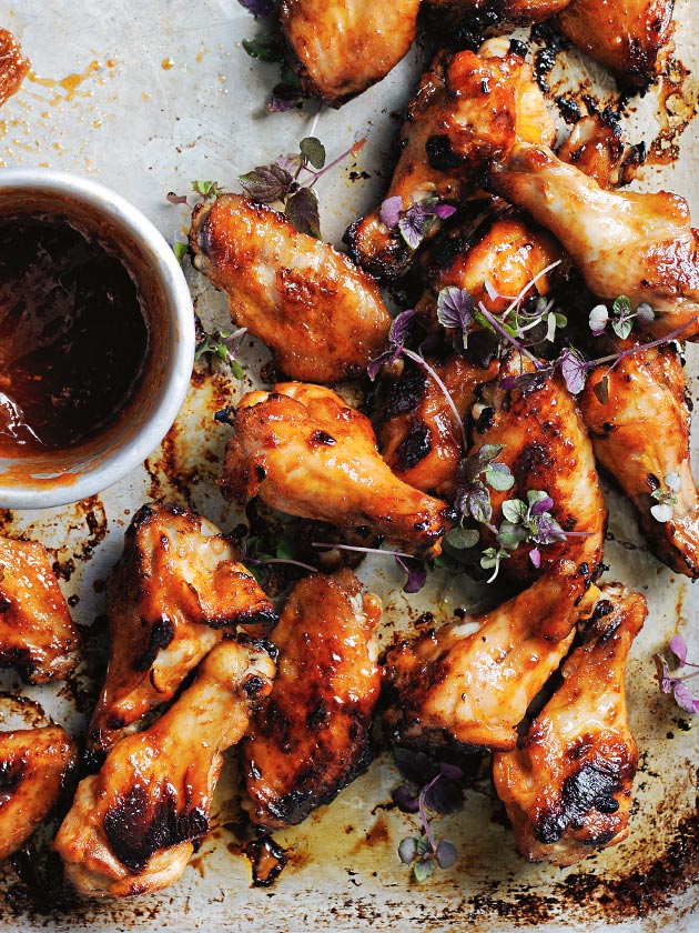 Chicken Wings With Sriracha Sesame And Honey Donna Hay
