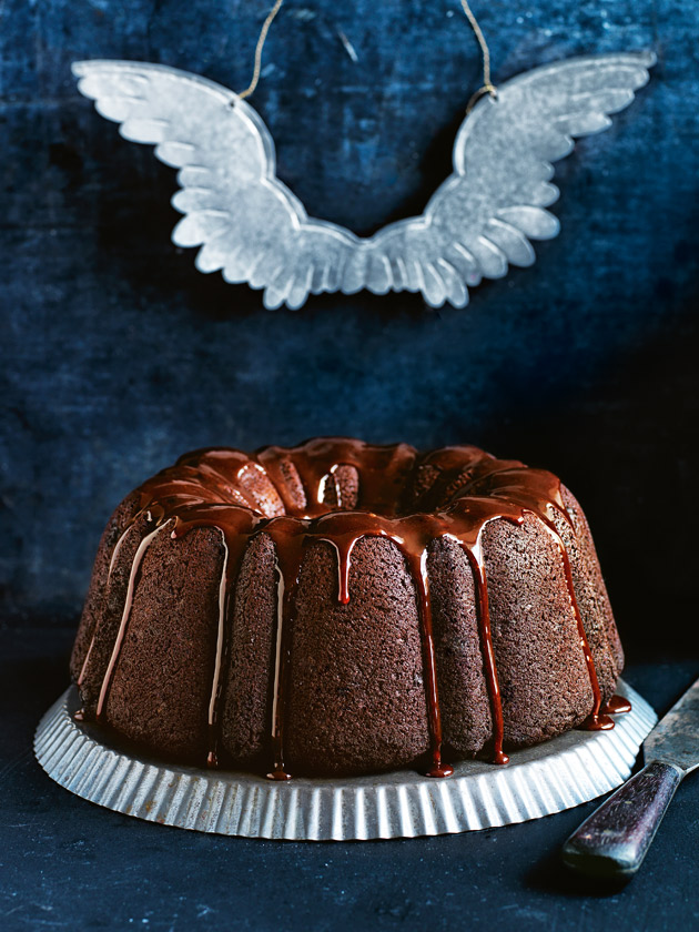 Chocolate Christmas Cake With Quince Glaze Donna Hay