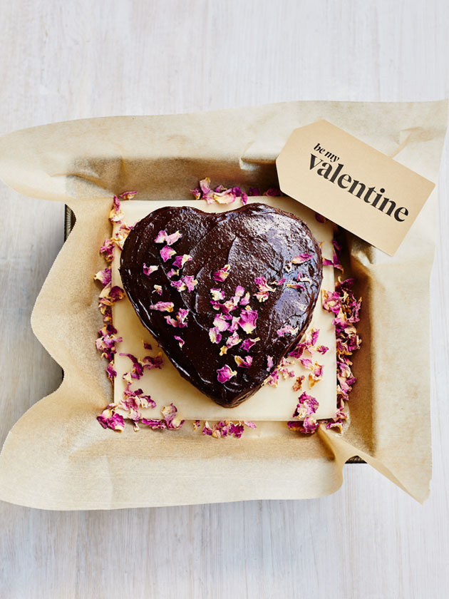 Heart Shaped Chocolate Cakes - Saving Room for Dessert