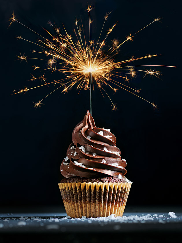 Chocolate Salted Caramel Swirl Cupcakes | Donna Hay