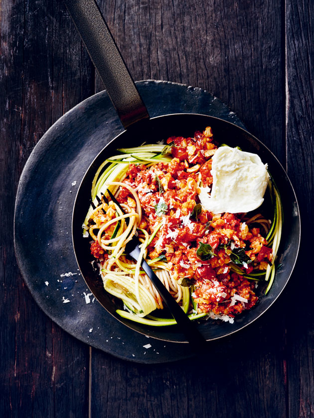 Chorizo And Cauliflower Bolognese Donna Hay