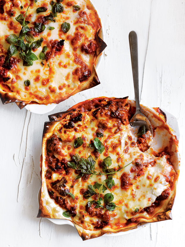 Chorizo And Ricotta Lasagne With Crispy Oregano | Donna Hay