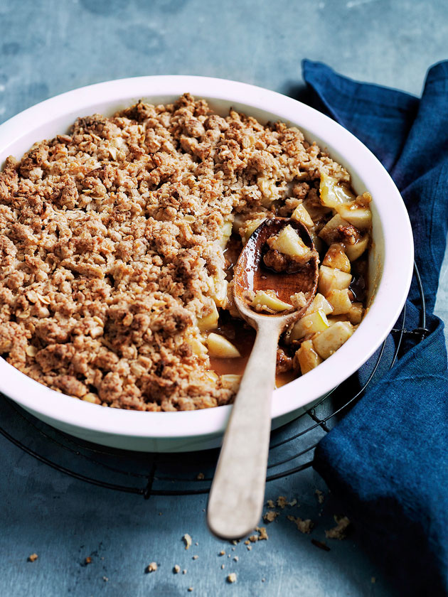 Food Recipe: Apple Crumble Pie Recipe Oats