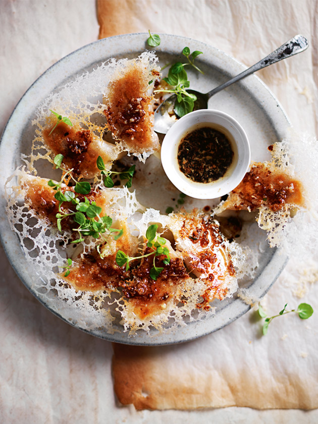 Pork And Ginger Potstickers With Ginger Oil | Donna Hay