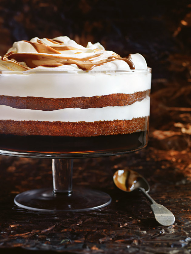 Gingerbread Sherry And Caramel Trifle | Donna Hay