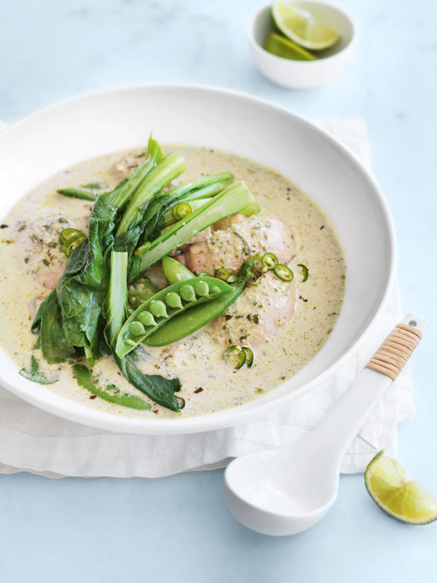 green chicken curry donna hay