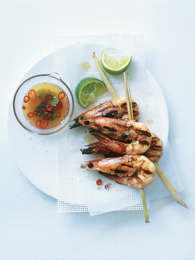 Lemongrass And Chilli Prawns Donna Hay