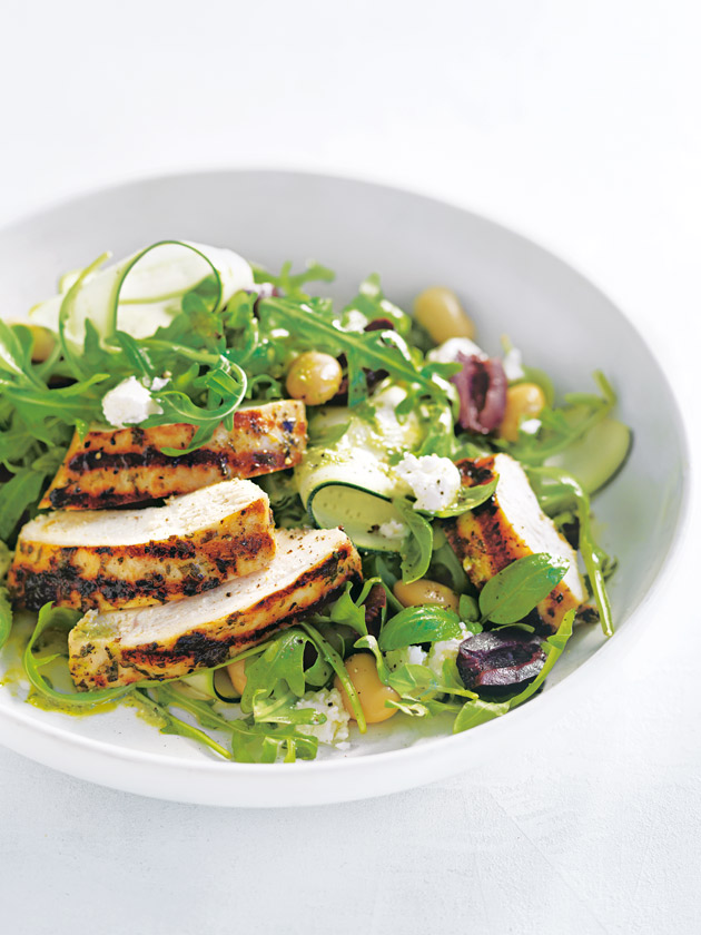 Mediterranean Chicken And Goats Cheese Salad Donna Hay