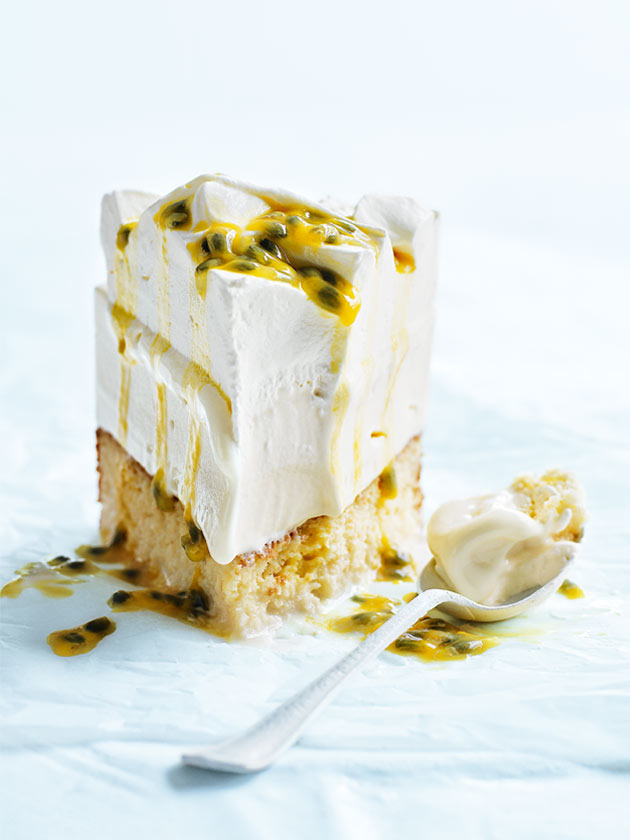 Passionfruit Three Milk Ice Cream Cake Donna Hay