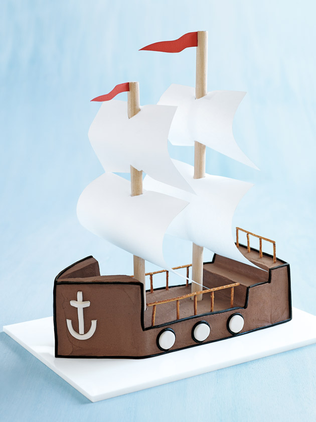 Pirate Ship Cake