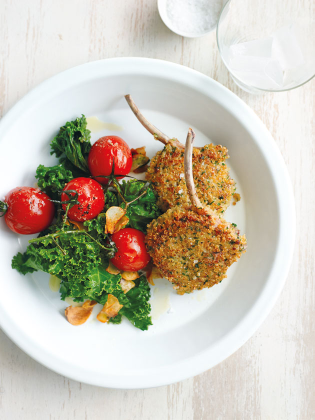 Quinoa Crumbed Lamb | Donna Hay