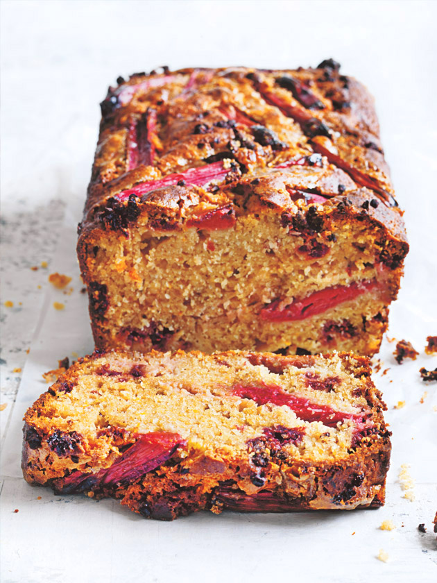 Rhubarb Raspberry And Coconut Loaf | Donna Hay