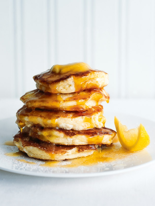 Ricotta Pancakes With Maple Butter | Donna Hay