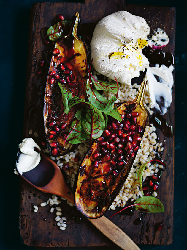 Roasted Eggplant with Herbed Labneh – Bonnie Plants