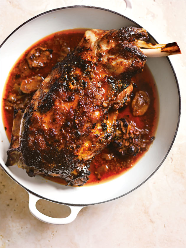 Slow Roasted Indian Lime Pickle Lamb Shoulder | Donna Hay