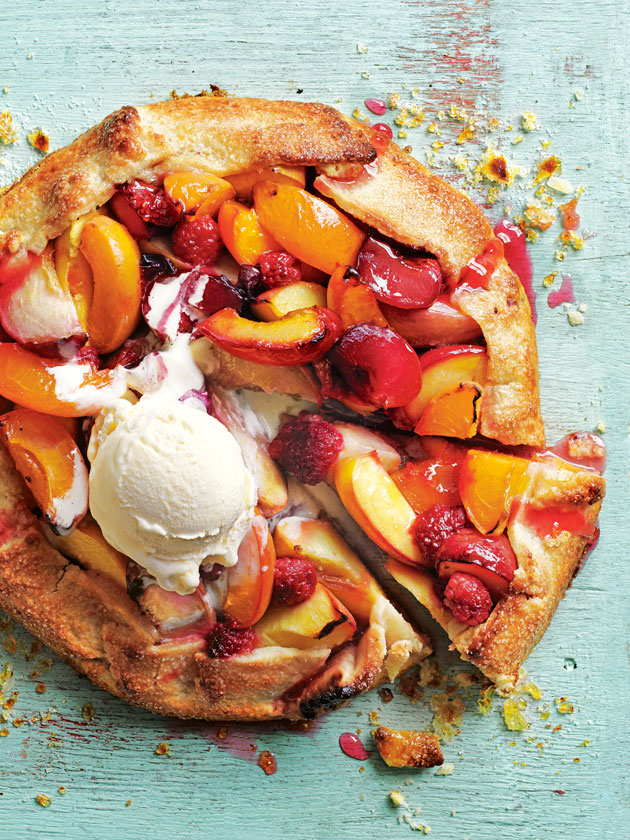 Summer Stone Fruit Tart Donna Hay