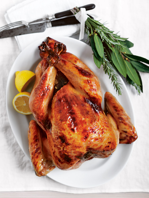 Tarragon Brined Roast Turkey Donna Hay