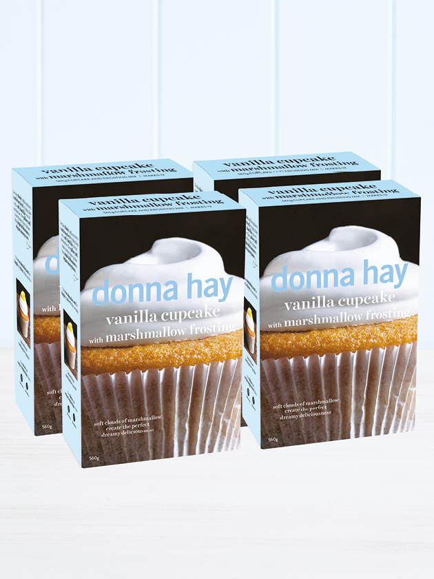 Vanilla Cupcake With Marshmallow Frosting Carton Of 4 Donna Hay