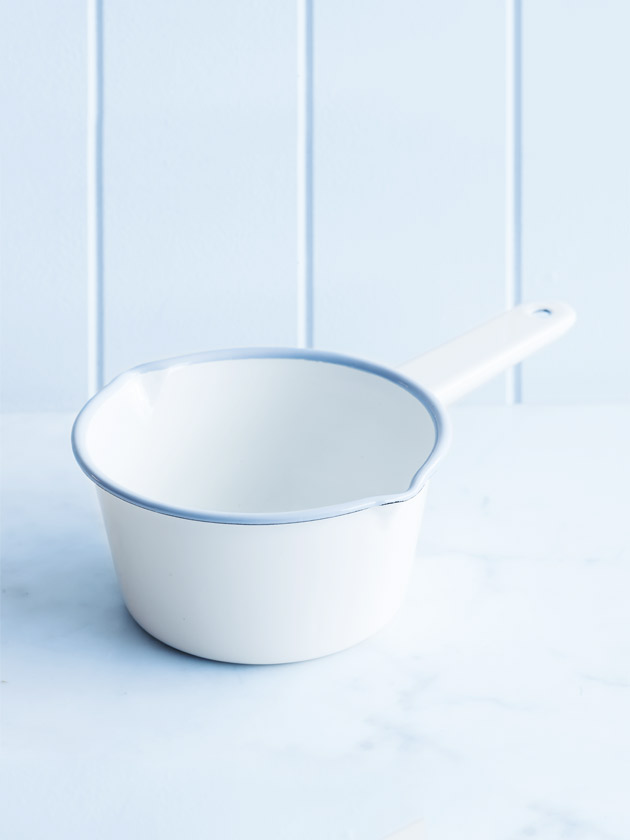 enamel milk pan blue enamel milk pan blue