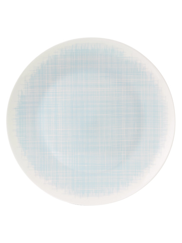 linen dinner plate – blue linen dinner plate – blue