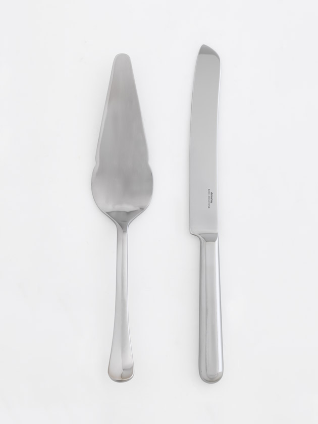 cake knife + server cake knife + server