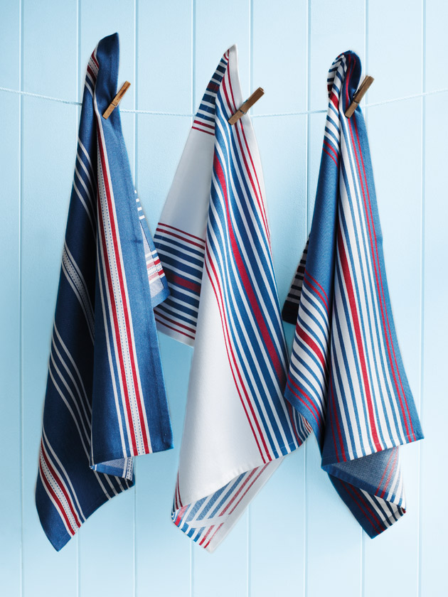 tea towel set – nautical tea towel set – nautical