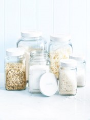 Glass storage Jars - Mixed Set of 6