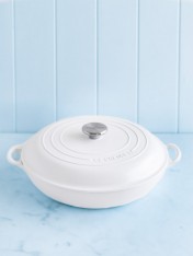 Le Creuset 30cm shallow casserole in cotton