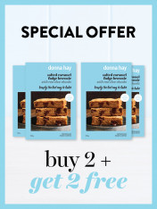 salted caramel fudge brownie 4 pack deal