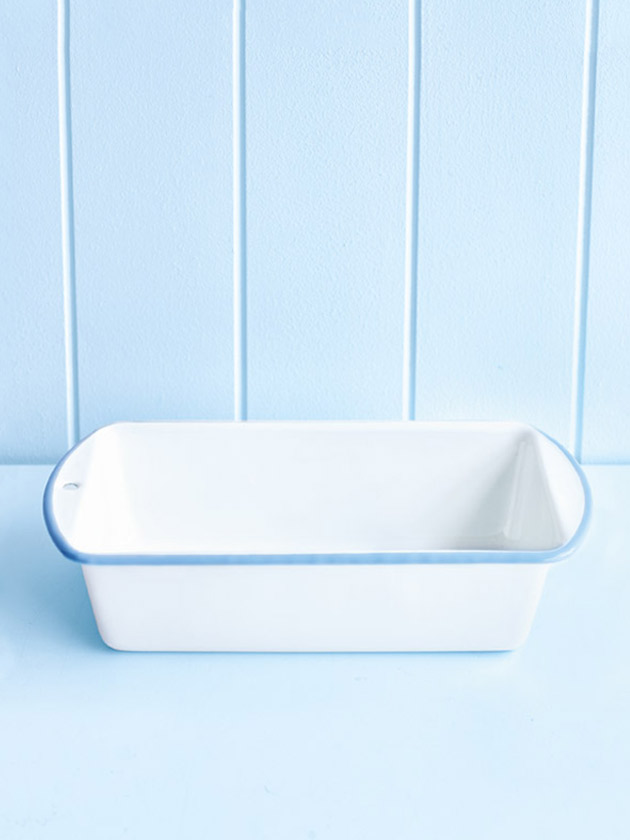 enamel loaf tin blue enamel loaf tin blue